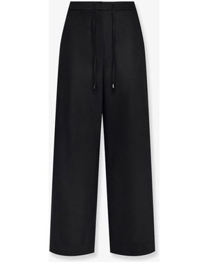 Max Mara Stretch Virgin Wool Trouser - Black