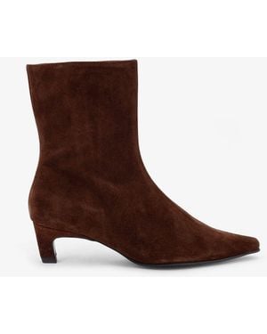 Alohas Ambar Rift Suede Ankle Boots - Brown