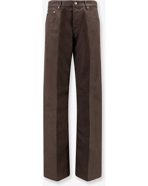 Rick Owens Geth Recycled Material Pants - Brown