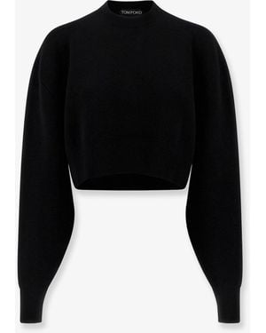 Tom Ford Wool And Cashmre Sweater - Black
