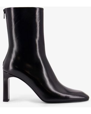 TOTEME Leather Boots - Black