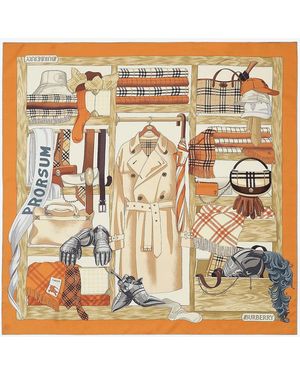 Burberry Silk Foulard - Metallic