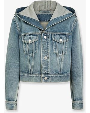 Alaïa Giubbino Trucker - Blu