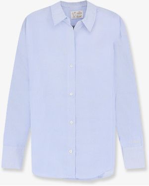 MC2 Saint Barth Shirt Cristal Cotton - Blue