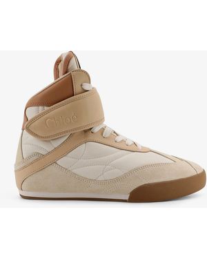 Chloé Kick High-Top Sneakers - Natural