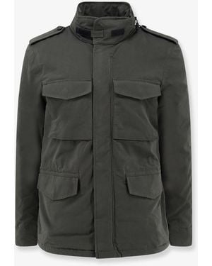 Aspesi Minifield Cotton Blend Sahariana - Black