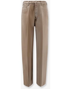 Rick Owens Geth Certified Cotton Trousers - Natural