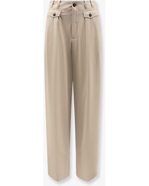 Closed Wenda Wool Blend Trousers - Natural