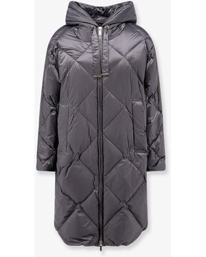 Max Mara Mtctrefe The Cube Long Down Jacket - Grey