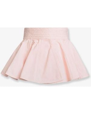 Alaïa Peplum Cotton Belt - Pink