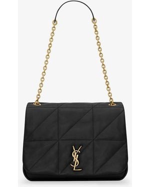 Saint Laurent Jamie 4.3 Medium Leather Shoulder Bag - White