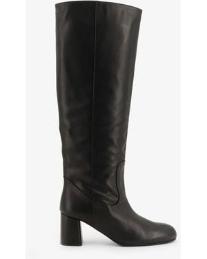 Atp Atelier Leather Boots - Black