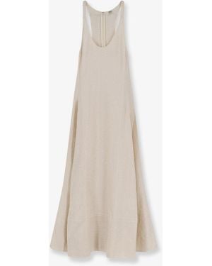 TOTEME Long Cotton Dress - White