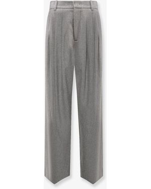 R2W Manes Wool And Cashmere Trousers - Grey