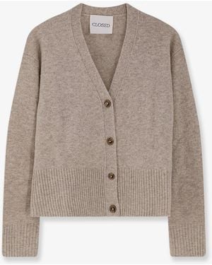 Closed Wool Cardigan - Natural
