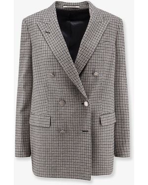 Tagliatore Jasmine Pied-De-Poule Wool Blend Blazer - Grey