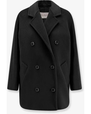Max Mara Rebus Virgin Wool And Cashmere Coat - Black