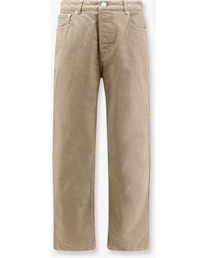Ami Paris Cotton Trousers - Natural