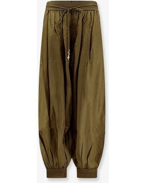 Zimmermann Silk Harem Pants - Green