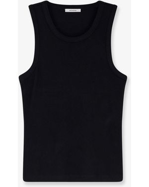 Entire studios Ribbed Cotton Tank Top - Black