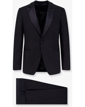Lardini Soiree Stretch Pure Virgin Wool Tuxedo - Blue