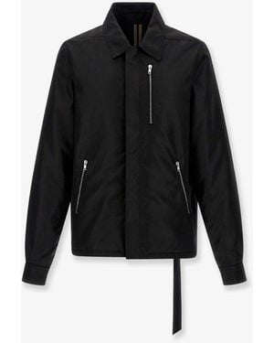 Rick Owens Zipped Down Padded Jacket - Black