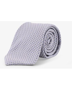 NUGNES 1920 Silk Tie - White
