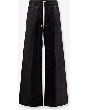 Rick Owens Cotton Pants - Black