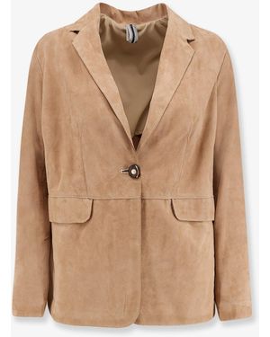 DFOUR® Suede Jacket - Natural