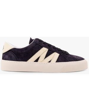Moncler Low-Top Leather Sneakers - White