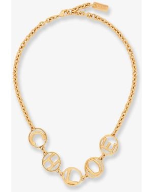 Chloé Collana Script - Metallizzato
