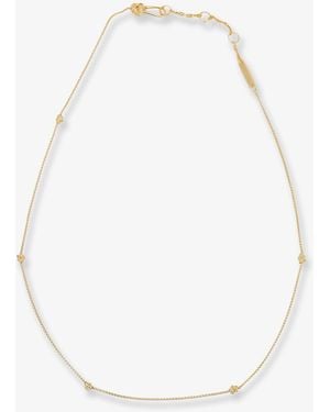 Bottega Veneta Brass Necklace - White
