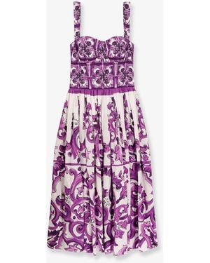 Dolce & Gabbana Vestito Midi - Viola