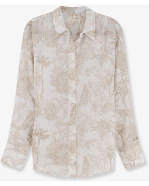 MC2 Saint Barth Shirt Cristal Ramie - White