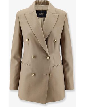 The Seafarer Betty Virgin Wool Blazer - Natural