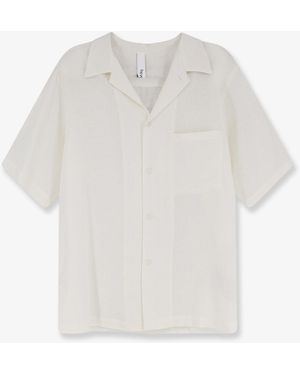 Hevò Linen And Viscose Blend Shirt - White
