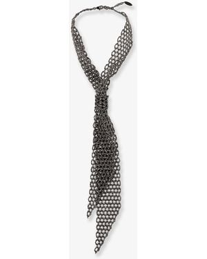 Brunello Cucinelli 925 Sterling Necklace - White