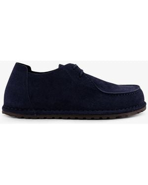 Birkenstock Utti Suede Lace-Up Shoes - Blue