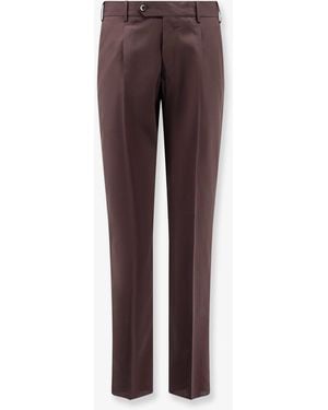 PT Torino Virgin Wool Trousers - Brown