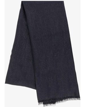 Brunello Cucinelli Sciarpa Sparkling - Blu