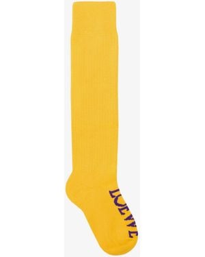Loewe Wool Socks - Yellow