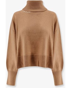 Axel Arigato Wool Blend Turtleneck Jumper - Brown