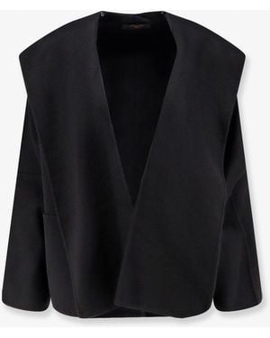 Paltò Filo Db Wool Coat - Black