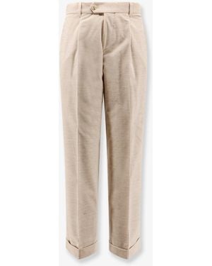 BOSS Pantaloni Peet Pleat - Neutro