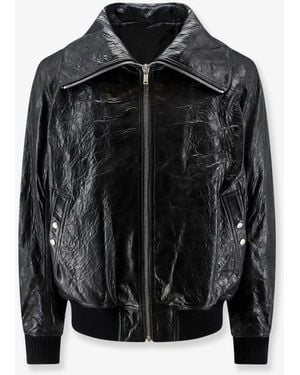 Rick Owens Dracuflight Leather Jacket - Black