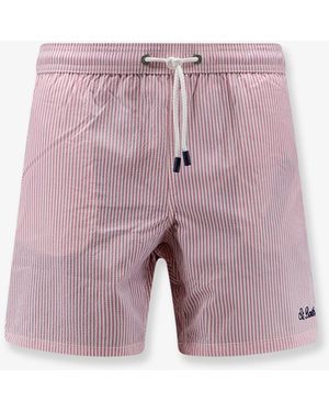 MC2 Saint Barth Boxer Mare Patmos Con Motivo A Righe - Rosa