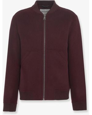 Amaranto Wool And Cashmere Jacket - Purple