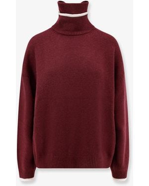 Brunello Cucinelli Cashmere Turtleneck - Red