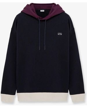 Loewe Cotton Hoodie - Blue