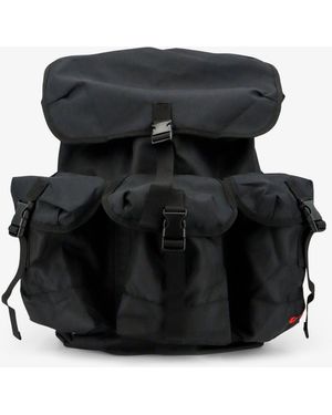 Oamc Peacemaker Jungle Nylon Backpack With Logo Embroidery - Black